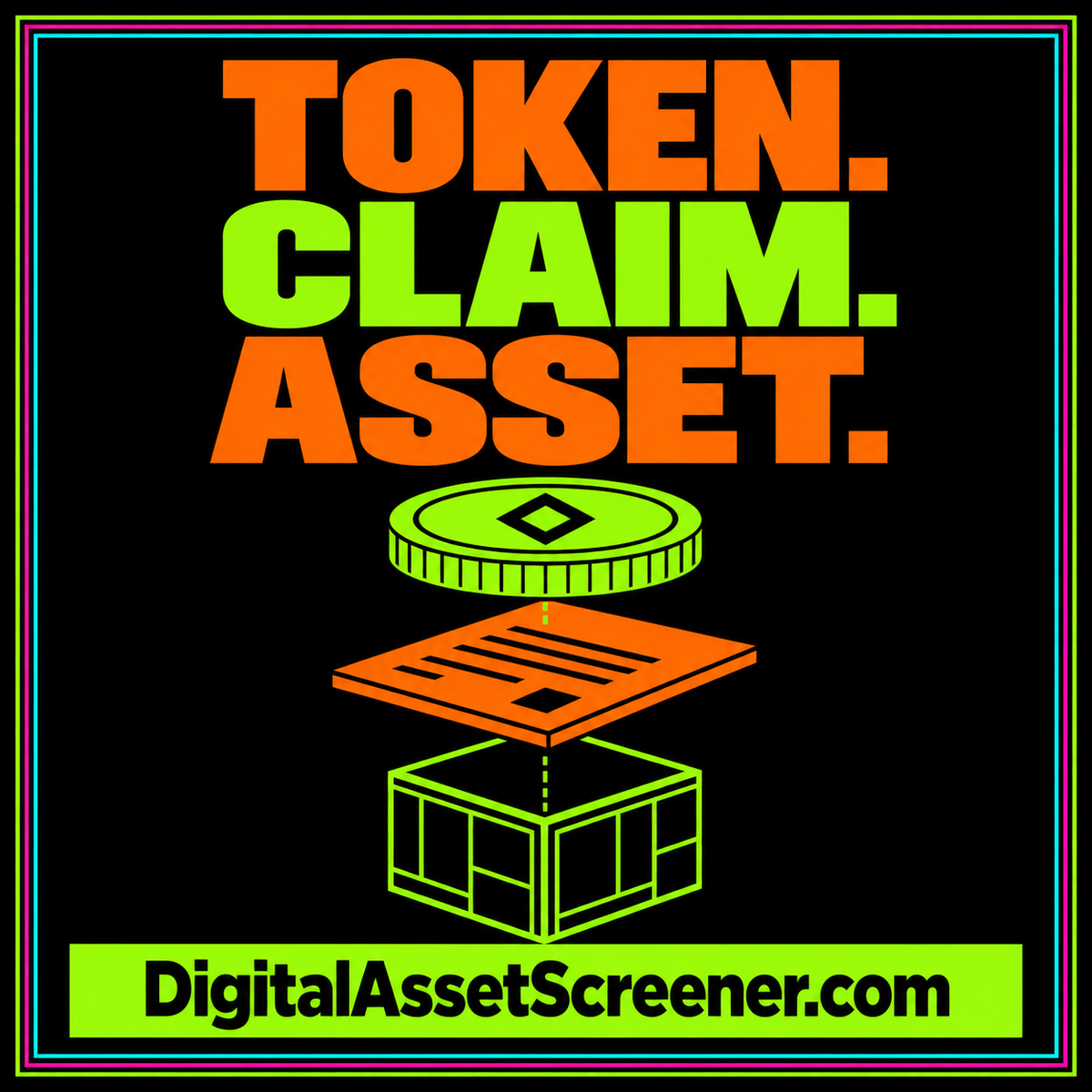 A visual chain linking an RWA token to its issuer, custodian, underlying asset, and redemption process